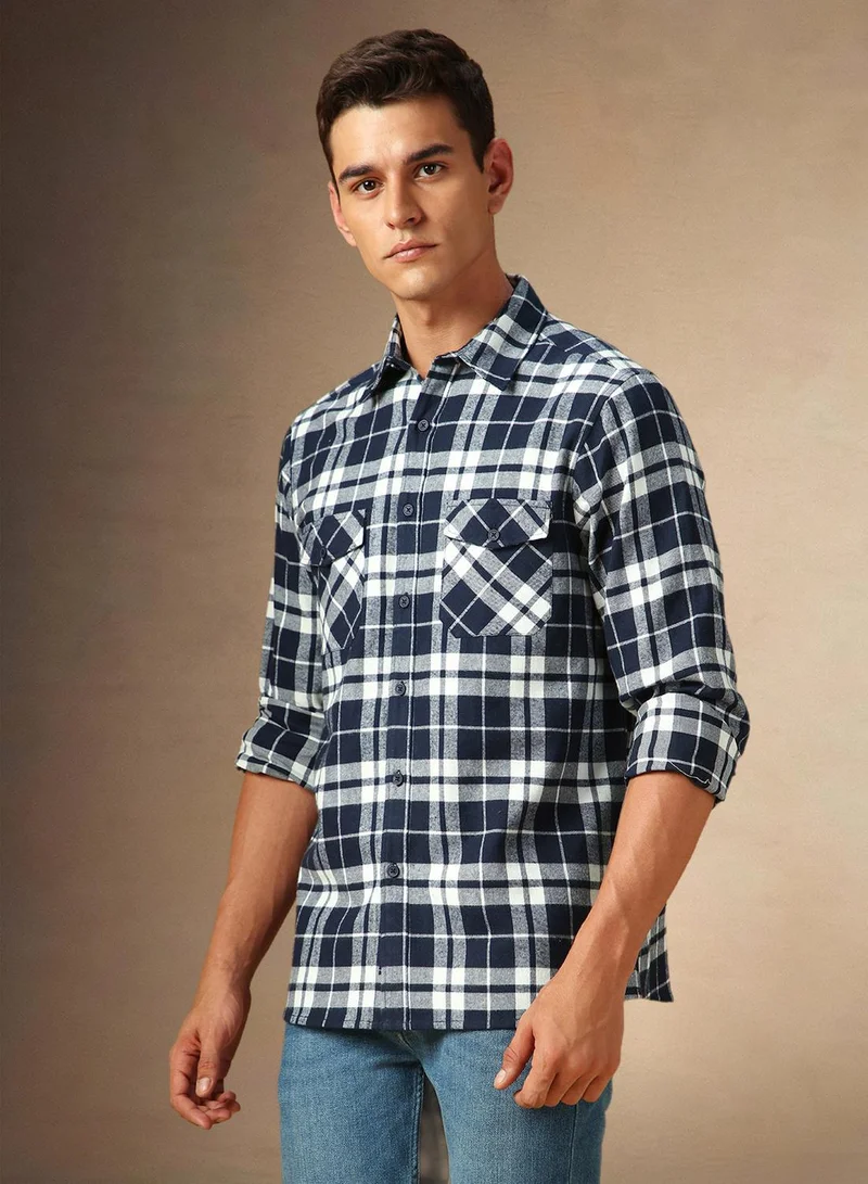 Dennis Lingo Navy Shirt For Men For Men