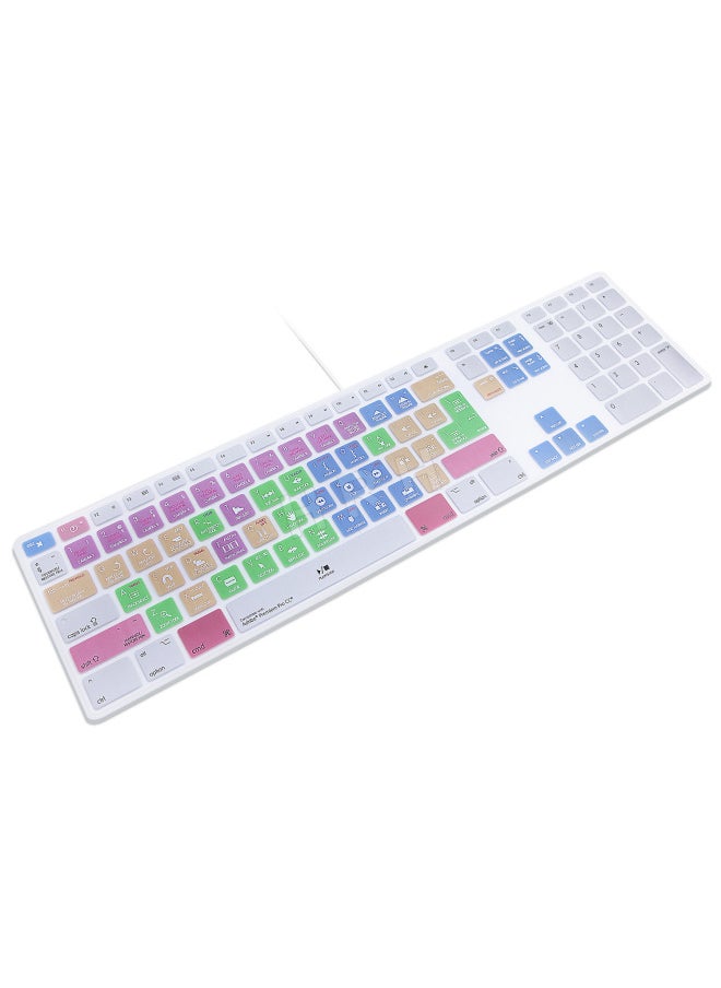 Generic - Applicable To Macbook G6 Apple All-in-one Shortcut Key Bluetooth Function Keyboard Film Desktop External Language Film-Color:DaVinci Resolve-Size:Apple All-in-one Machine - Image 1