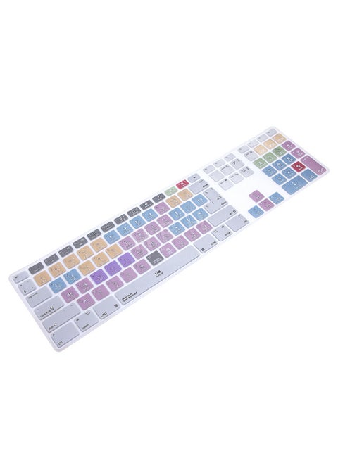 Applicable To Macbook G6 Apple All-in-one Shortcut Key Bluetooth Function Keyboard Film Desktop External Language Film-Color:DaVinci Resolve-Size:Apple All-in-one Machine