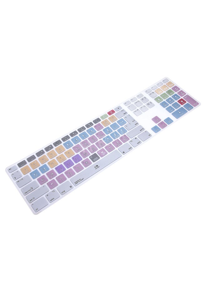Generic - Applicable To Macbook G6 Apple All-in-one Shortcut Key Bluetooth Function Keyboard Film Desktop External Language Film-Color:DaVinci Resolve-Size:Apple All-in-one Machine - Image 1