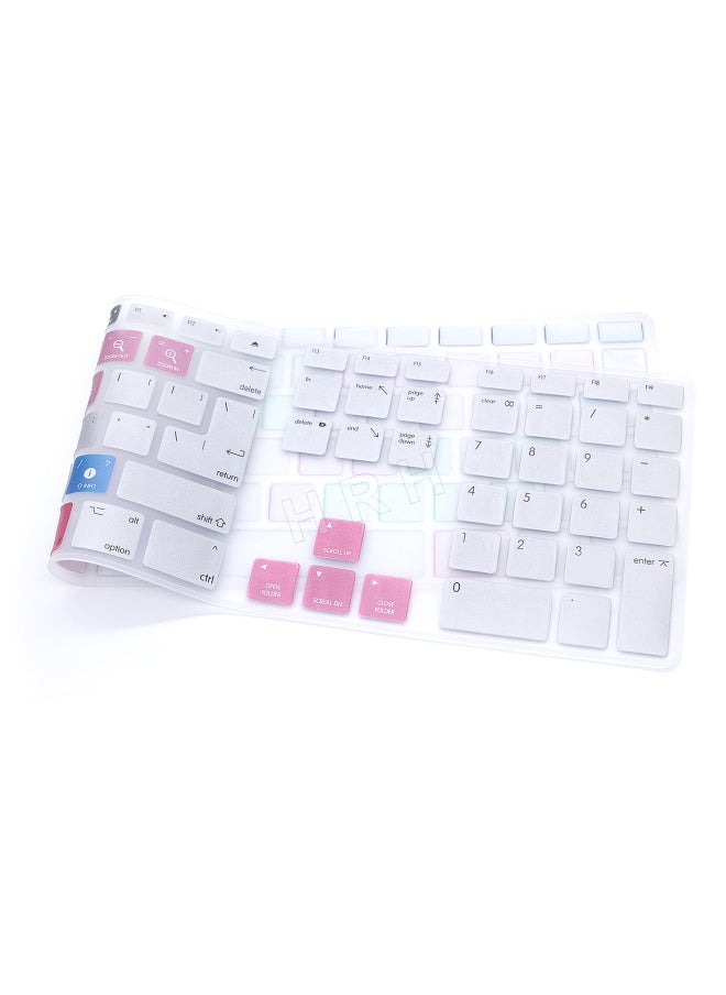 Generic - Applicable To Macbook G6 Apple All-in-one Shortcut Key Bluetooth Function Keyboard Film Desktop External Language Film-Color:DaVinci Resolve-Size:Apple All-in-one Machine - Image 1
