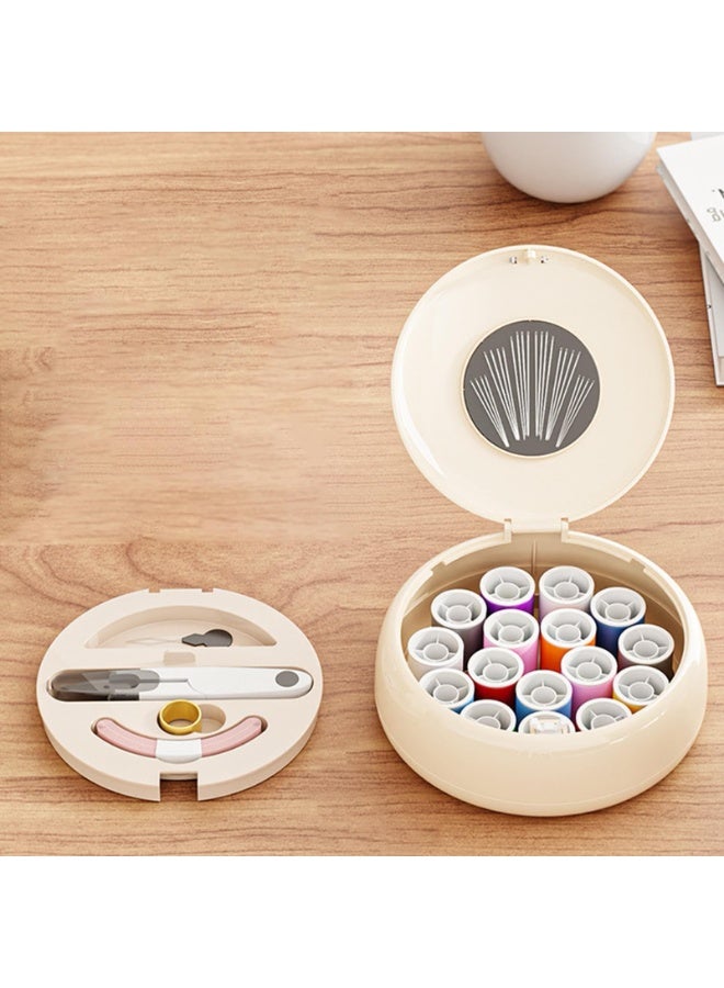 هومستر 【علبة خياطة مغناطيسية】 مجموعة خياطة منزلية عالية الجودة علبة خياطة عملية محمولة مصغرة أدوات خياطة متميزة | تصميم مغناطيسي قوي امتصاص تلقائي | تخزين منظم متعدد الأقسام | تشمل إبر وخيوط متنوعة | خيوط متينة لا تنكسر بسهولة | مجموعة إصلاح محمولة مضغوطة - Image 5