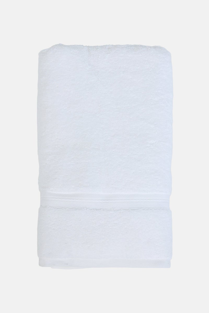 YOTO 3 Pcs Solid Towel Set, White - Image 1