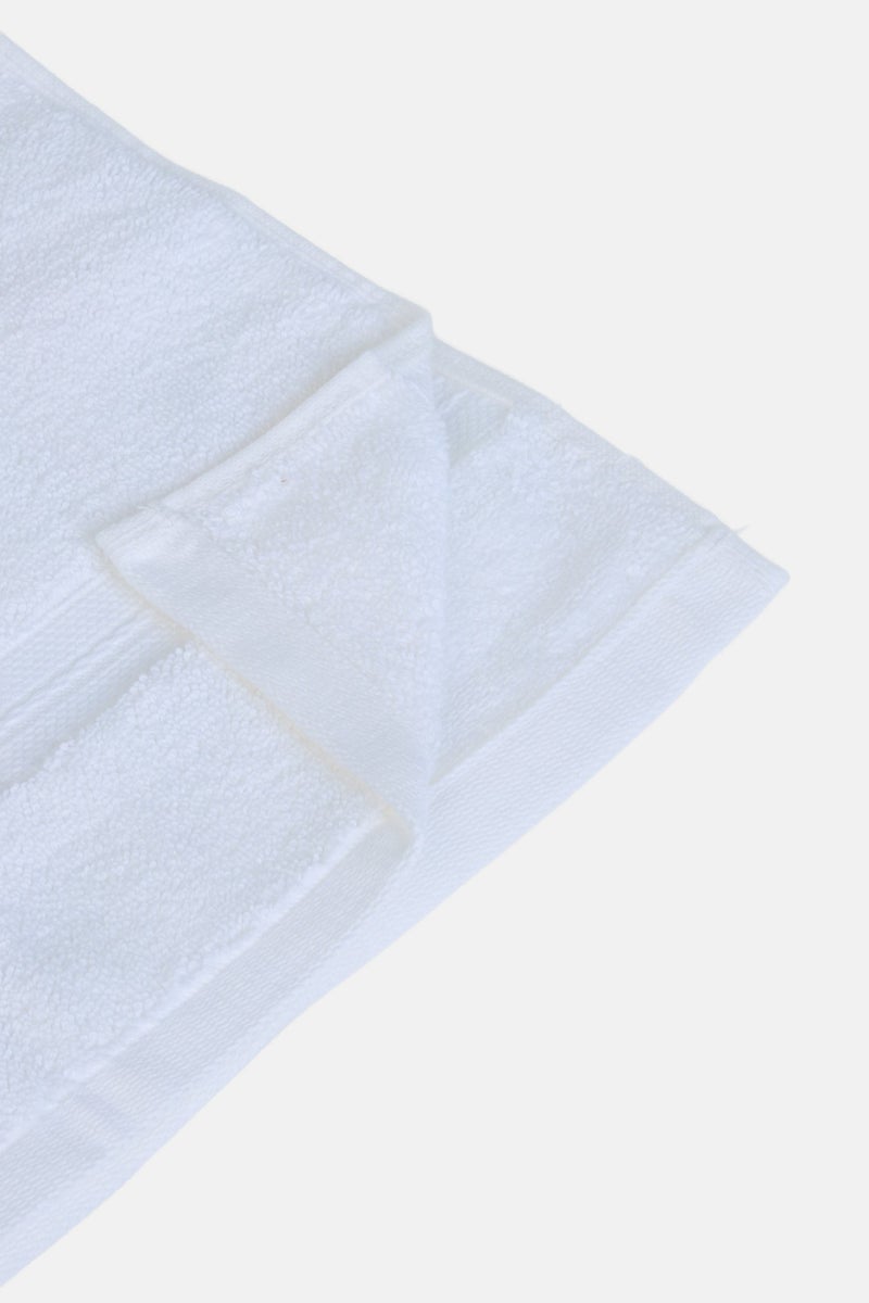 YOTO 3 Pcs Solid Towel Set, White - Image 3