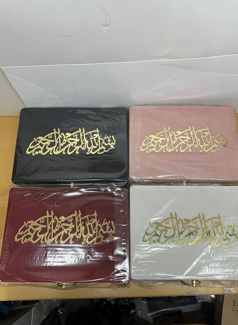 ريبنيو صندوق القرآن الكريم و التسبيح هدية زفاف هدية عيد ميلاد وأي مناسبة إسلامية أخرى - أسود. - Image 2