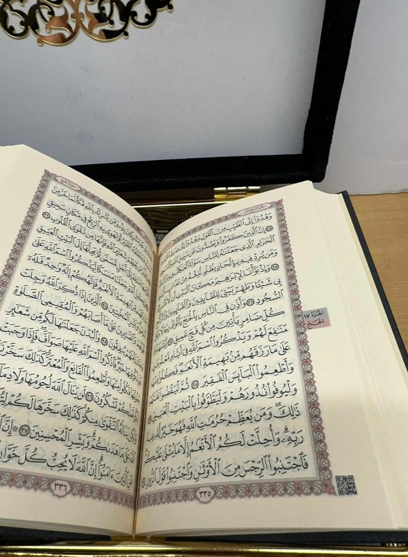 ريبنيو صندوق القرآن الكريم و التسبيح هدية زفاف هدية عيد ميلاد وأي مناسبة إسلامية أخرى - أسود. - Image 4