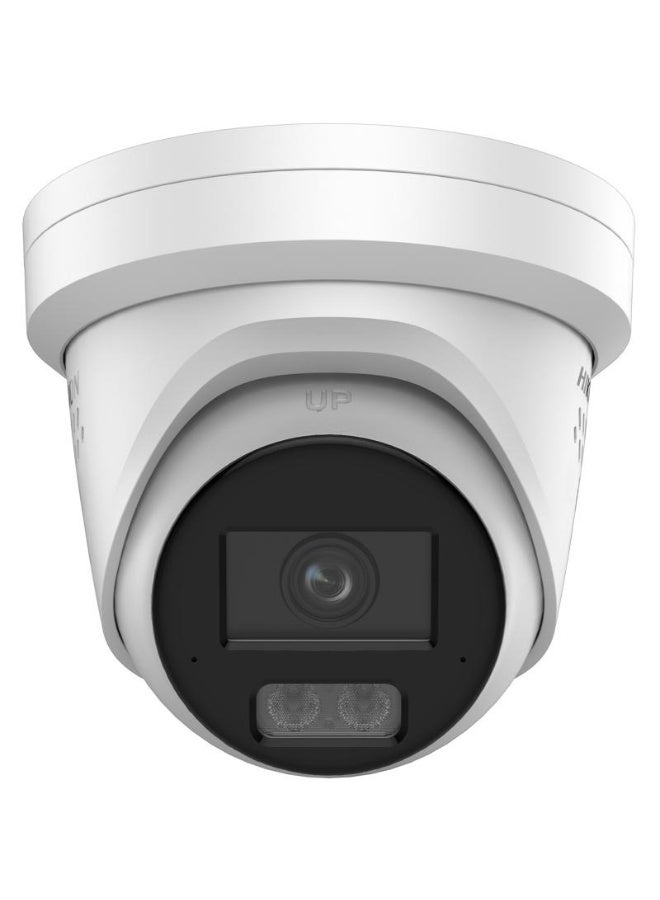 HIKVISION DS-2CD23123G2-LI2UY 12MP AcuSense IP Turret Security Camera, Smart Hybrid Light, Built-in Dual Mic Audio, Color Night Vision, Human & Vehicle Detection, H.265+, IP67 Weatherproof, PoE - Image 1