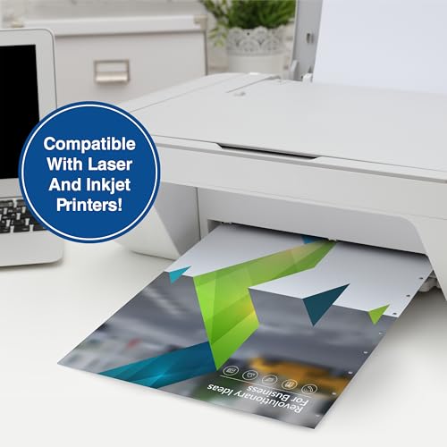 PrintWorks Professional Pre-Punched 11 Hole Velo Bind Paper for 11 Pin & 4 Pin Binding Spines - Book Binding Printer Paper - Made in the USA - 500 Sheets - 8.5" x 11" - 20 lb - 92 Bright White (04330) - Image 4