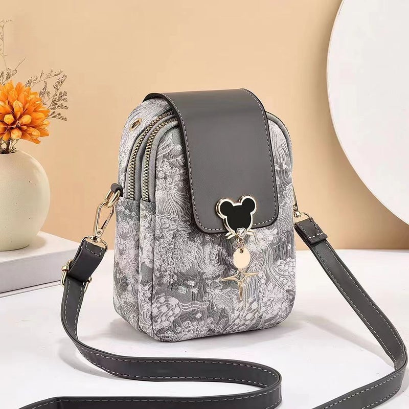 Niche Women'S Bag Autum New Style Versatile Multi-Compartment Shoulder Bag Cross-Body Mobile Phone Bag Portable Women'S Bag - Image 1