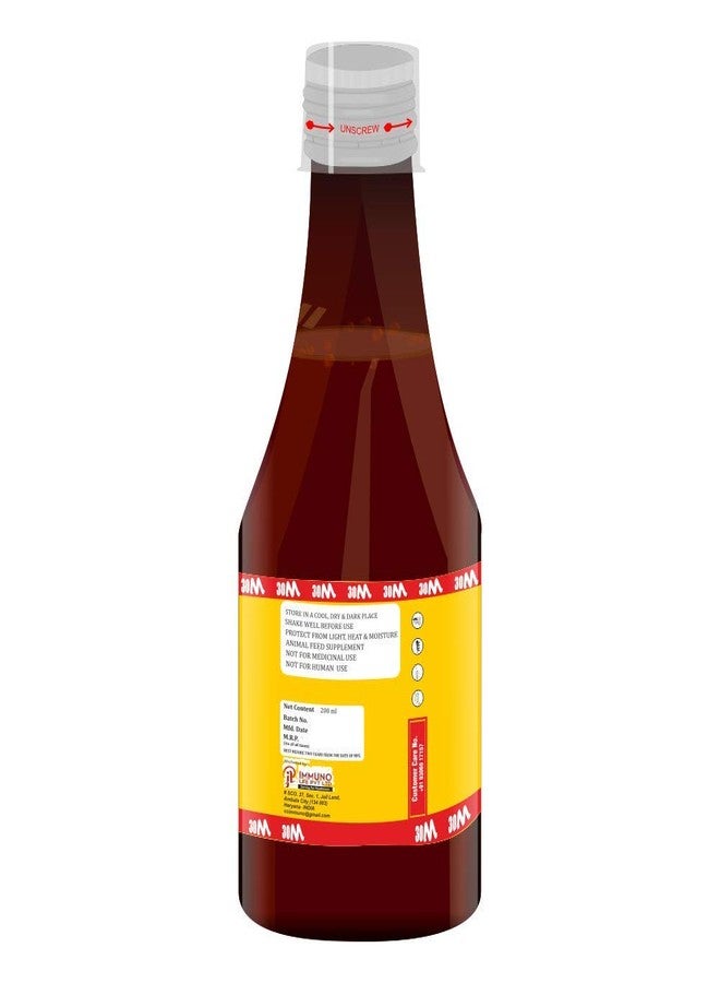 30M for Dogs/Cats | Calcium for Dogs/Cats | Dog Calcium Syrup/Cats Calcium Syrup Tonic for Dogs Puppies Cats | Pack of 2 (200ml X 2) - Image 2