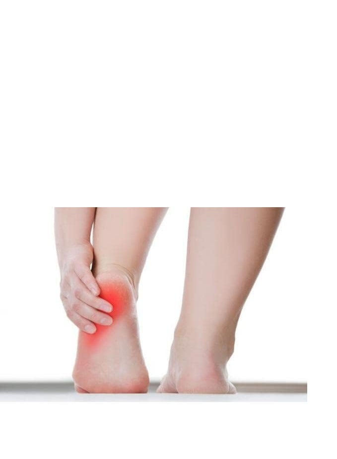 وسادات كعب من جل السيليكون- وسادات للحذاء لالتهاب اللفافة الاخمصية والام الكعب الملتهبة والام نتوءات العظام ووتر اخيل- دعامة لامتصاص الصدمات للنساء (زوج واحد/2 قطع) - Image 3