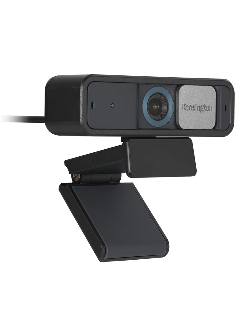 Kensington - W2050 Pro 1080p Auto Focus Pro Webcam with Dual Stereo Microphone for Video Conferencing, Software Control, Privacy Shutter, Compatible with Zoom/Skype/Teams and More - Image 1