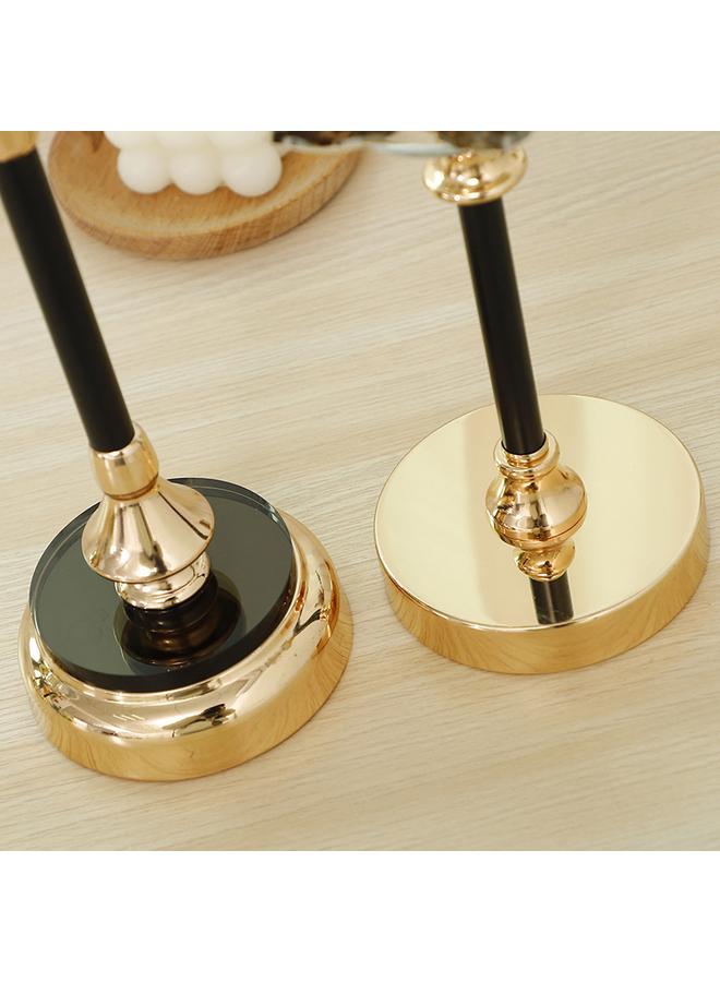 Bluejw New Crystal Candle Holder New Year Gift Multi-specification Lotus Company Wedding Home Metal Props  - Image 2