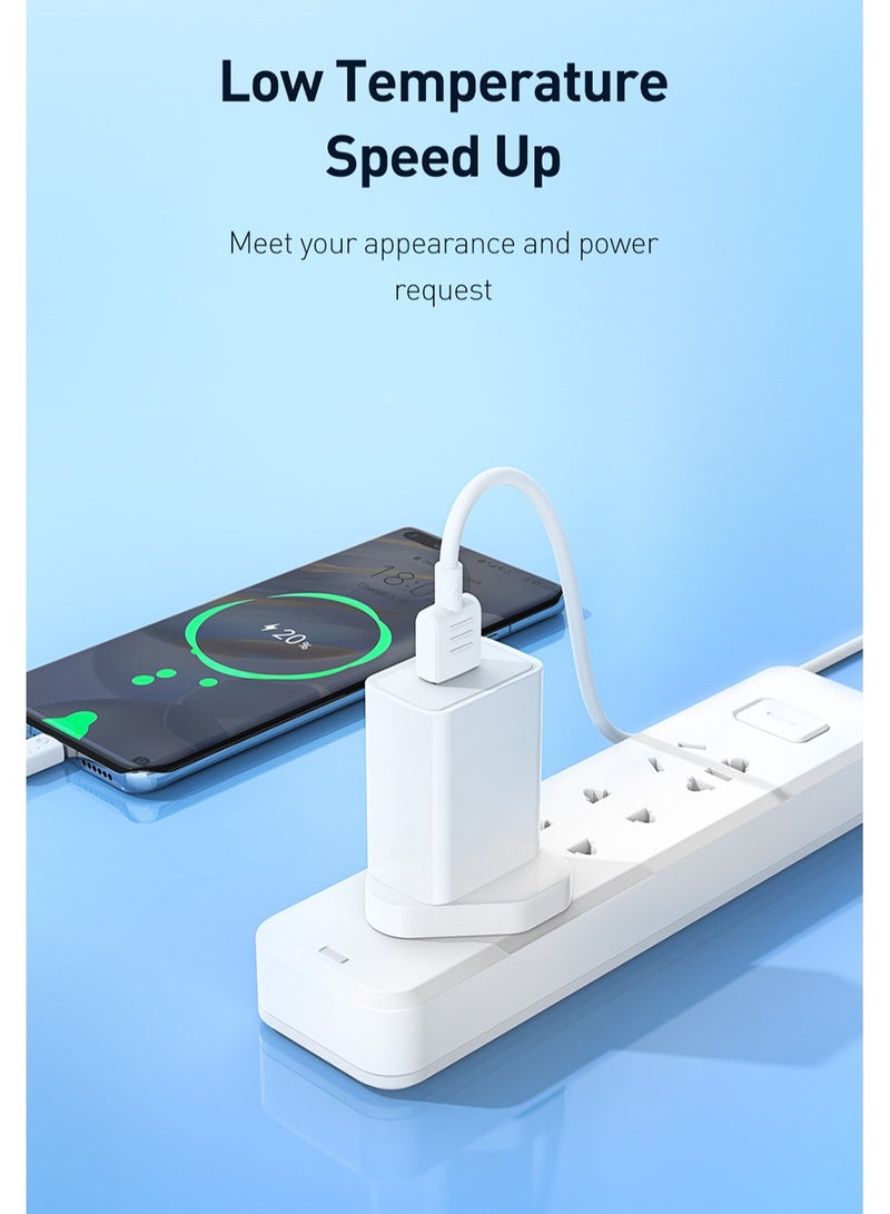 Recci 2.4A USB Charger Power Adapter Single PowerPort Super Compact Travel Adapter Wall Charger for iPhone Xs/XS Max/XR/X/8/7/6/Plus, iPad Pro/Air 2/Mini 4, Samsung, Xiaomi etc White - Image 5