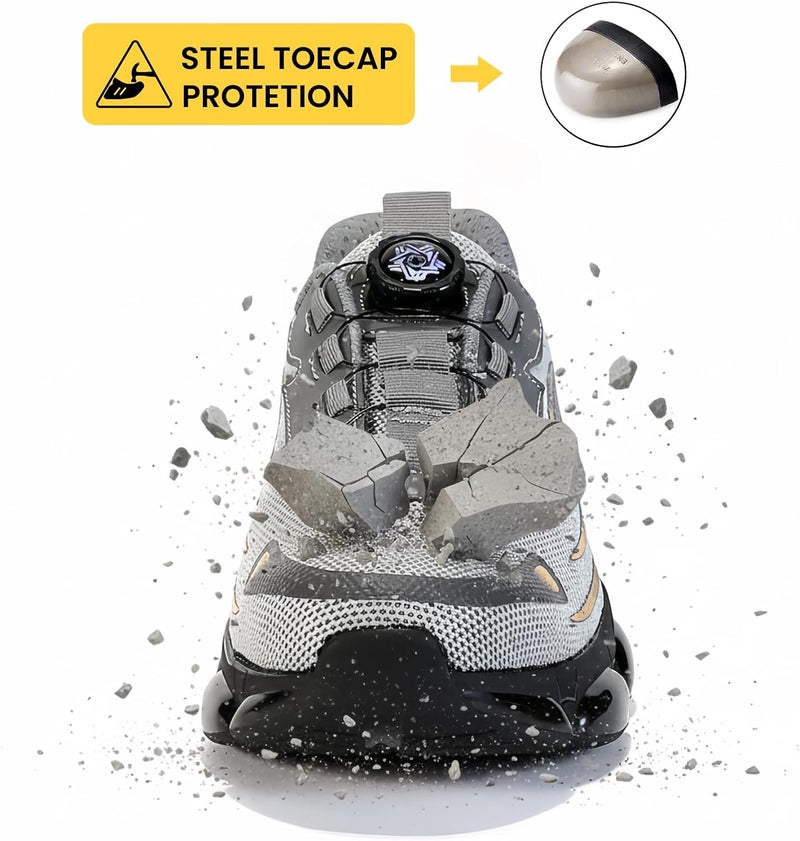 D.D.Star Steel Toe Safety for Men Lightweight Work Sneaker Comfortable Puncture Proof And Fashion For Work. - Image 2