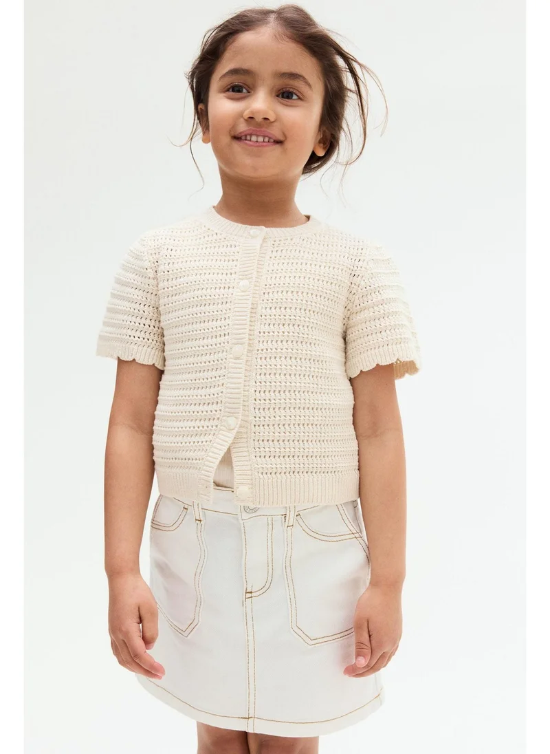 H&M Cotton twill skirt