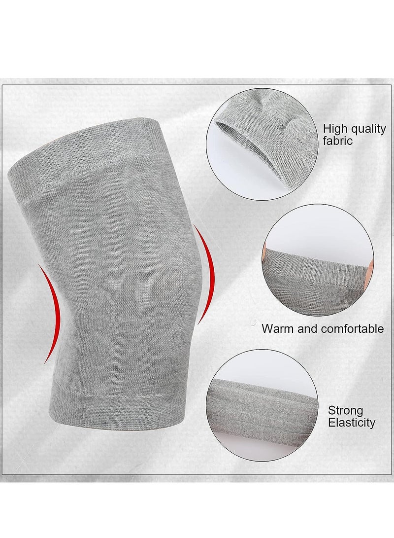 SYOSI 4 أزواج من دعامات الركبة للنساء والرجال، أكمام دعم الركبة، أكمام ضغط الركبة، شتاء، ركوب الدراجات، تزلج، جري - Image 3