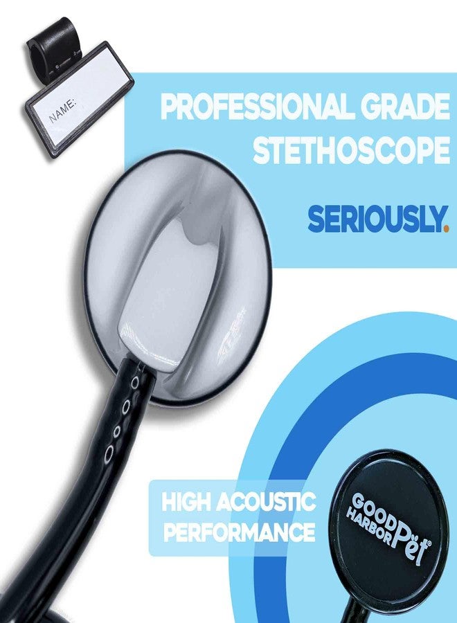 Good|Harbor Good Harbor Clinical IV Veterinary Stethoscope | Professional Single Head Stethoscope for Vet Technicians and Veterinarians - Image 2