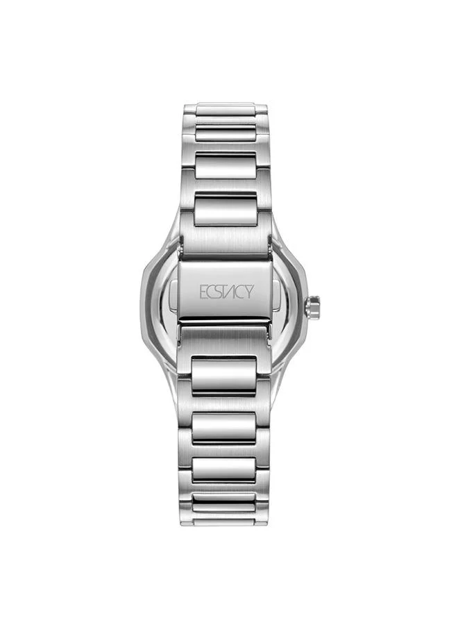 ECSTACY Ecstacy E23511-SBSMB Women's Analog Display Watch & Stainless Steel Strap Silver