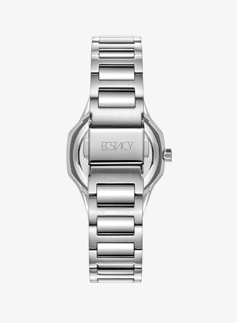 Ecstacy E23511-SBSMB Women's Analog Display Watch & Stainless Steel Strap Silver - Image 3