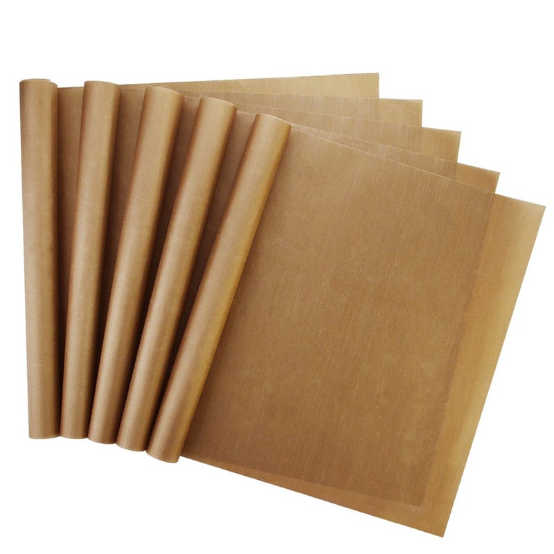 Bantoye 5 Pack Non Stick Teflon Sheet Bantoye 16 x 24 PTFE Transfer Sheet Heat Resistant Craft Mat for Heat Press 
