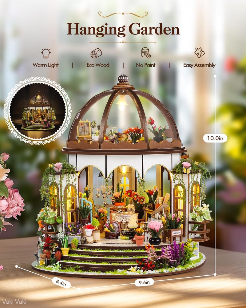 PATPAT Robotime DIY Mini Hogsmeade's Sweet Shop Craft Kit with Built-in Lighting and Dustproof Cover for Home Decoration and Gifts,Complete Creative Handmade Model Set for Hobbyists Beginners - Image 2