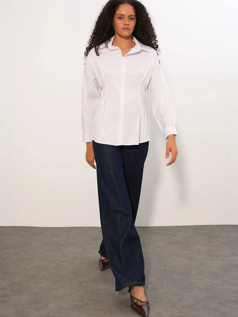 بيغ دارت BDART Fitted Poplin Shirt With Button Front