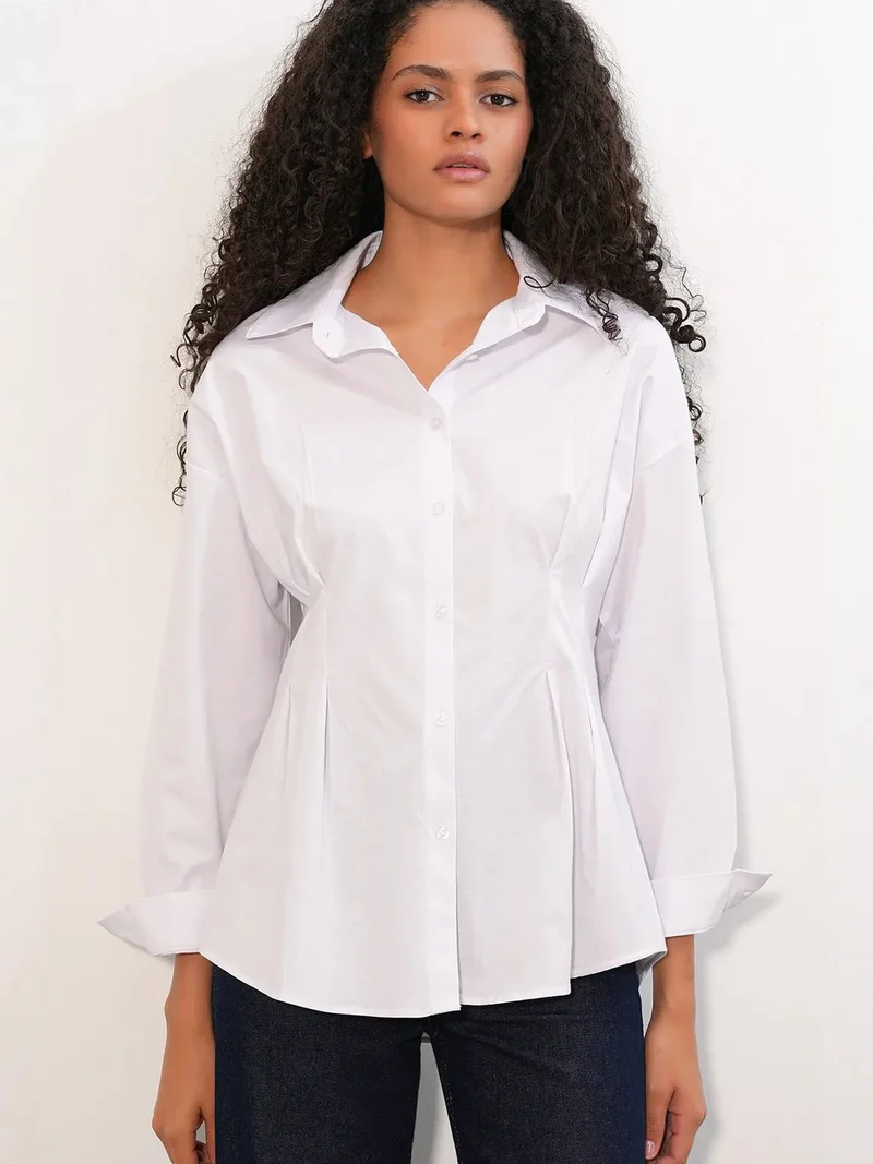 بيغ دارت BDART Fitted Poplin Shirt With Button Front