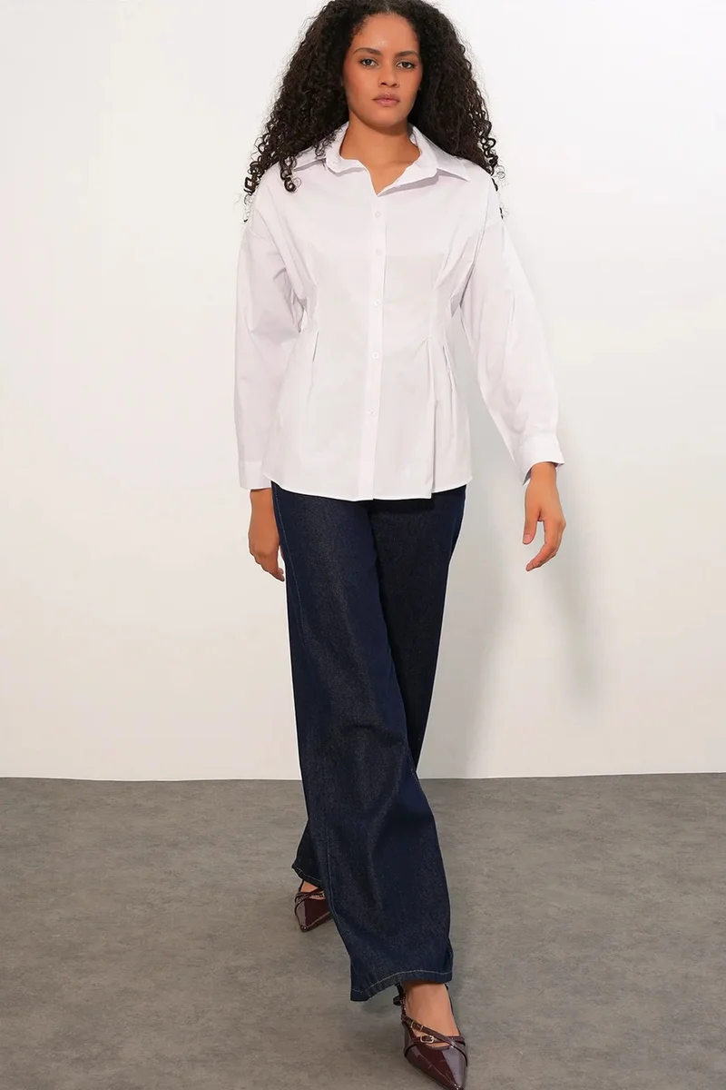 بيغ دارت BDART Fitted Poplin Shirt With Button Front