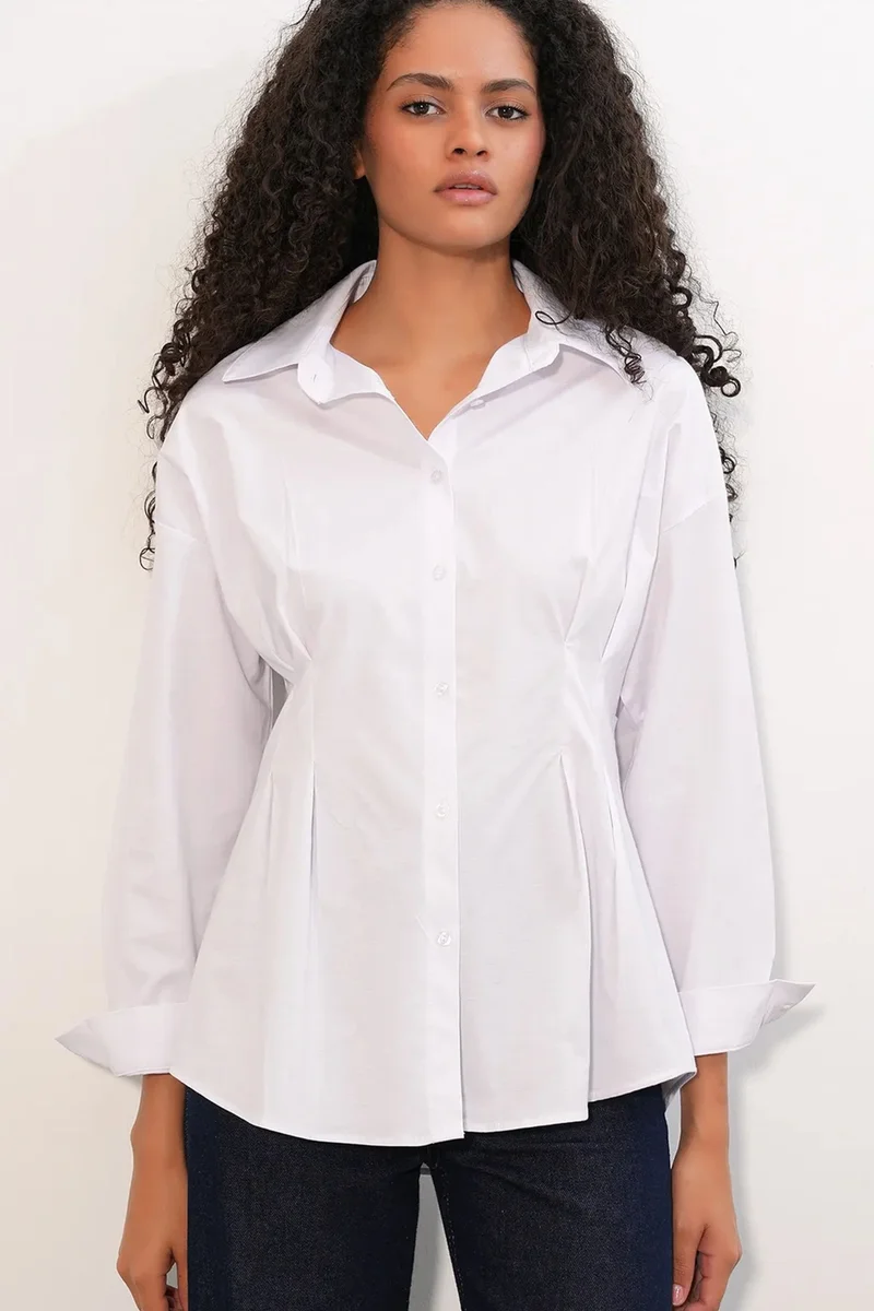 بيغ دارت BDART Fitted Poplin Shirt With Button Front