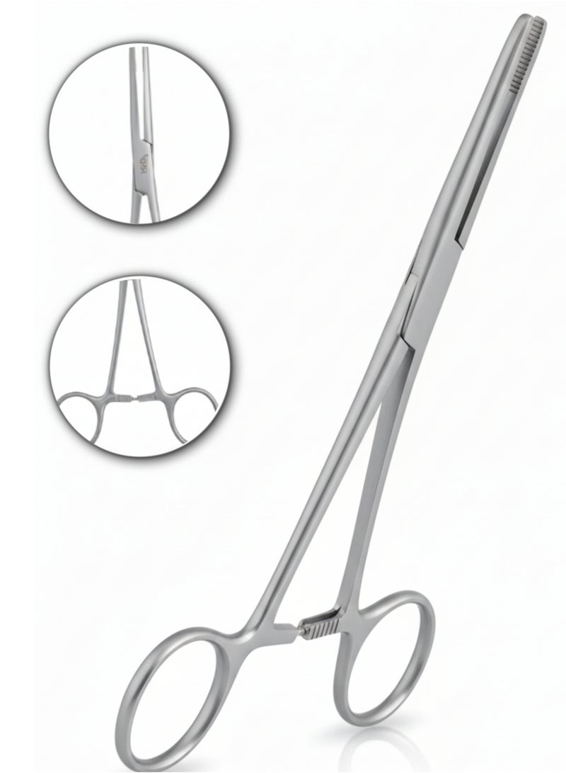 تنم ملقط هيماستاتي ماكندو، مستقيم، أسنان دقيقة، 6 بوصات - أداة جراحية دقيقة لربط الأنسجة - Image 2