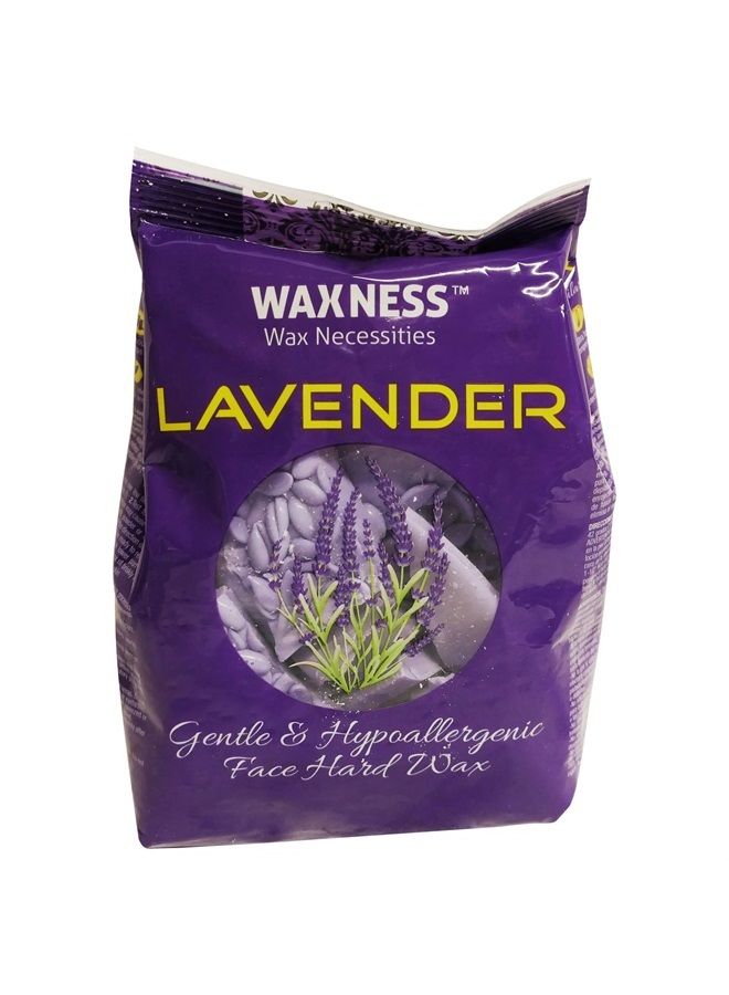 wax necessities حبوب شمع الوجه الفاخر من واكسنس برائحة اللافندر 0.8 رطل / 400 جرام - Image 2