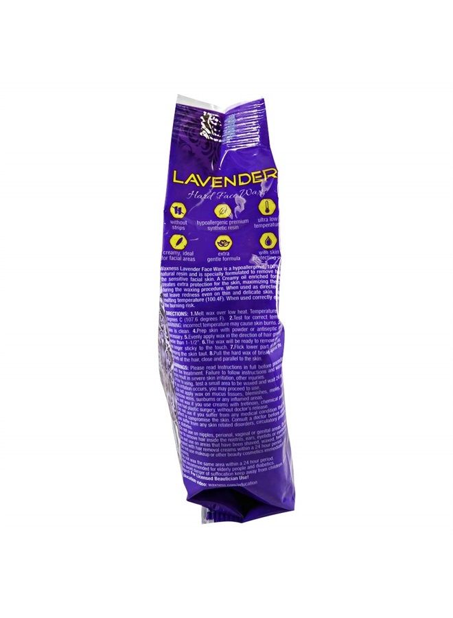 wax necessities حبوب شمع الوجه الفاخر من واكسنس برائحة اللافندر 0.8 رطل / 400 جرام - Image 4