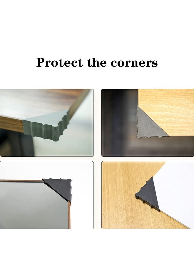 UoYu Mirror Corner Protectors- 20 Pcs Toughened Glass Corner Protector Ceramic Tile wrap Angle Plastic Bathroom Lens Right Angle（3x50mm） - Image 3