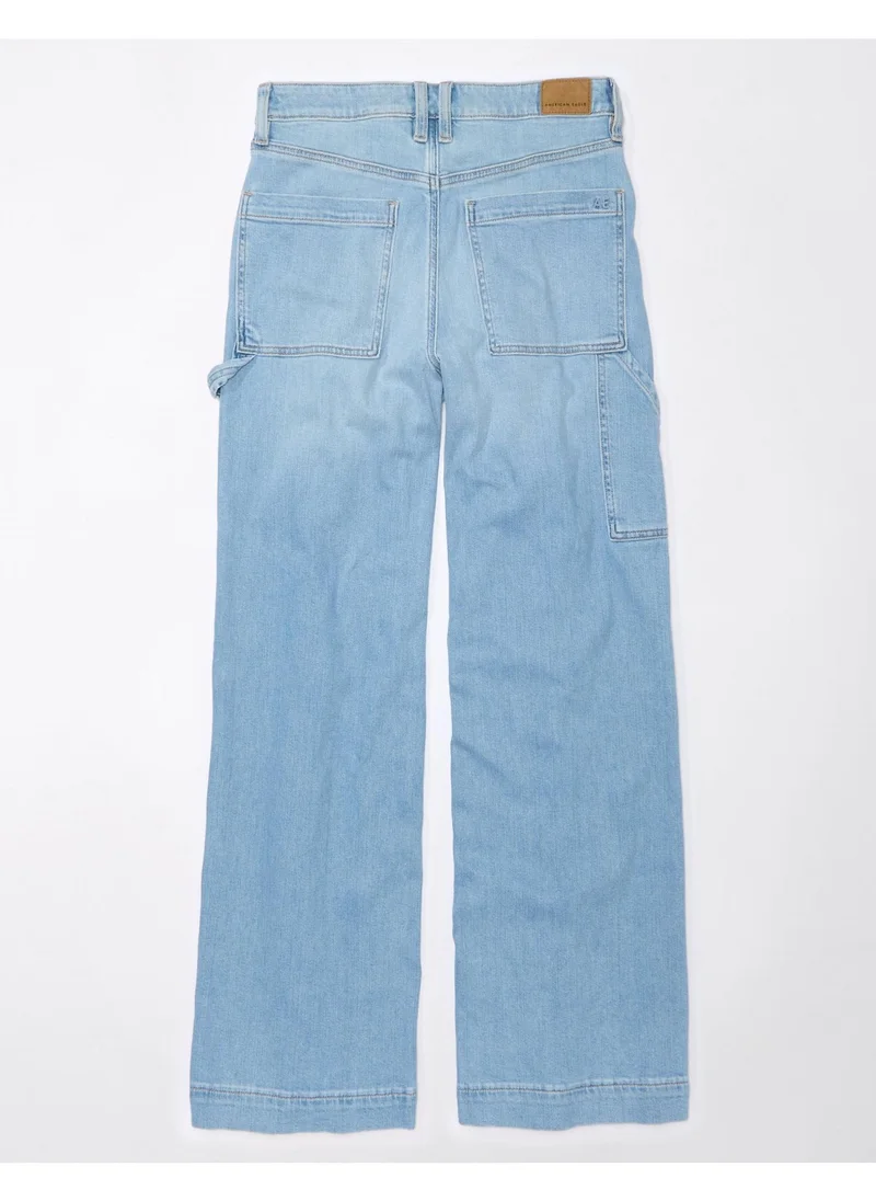 امريكان ايجل High Waist Baggy Wide Leg Jeans
