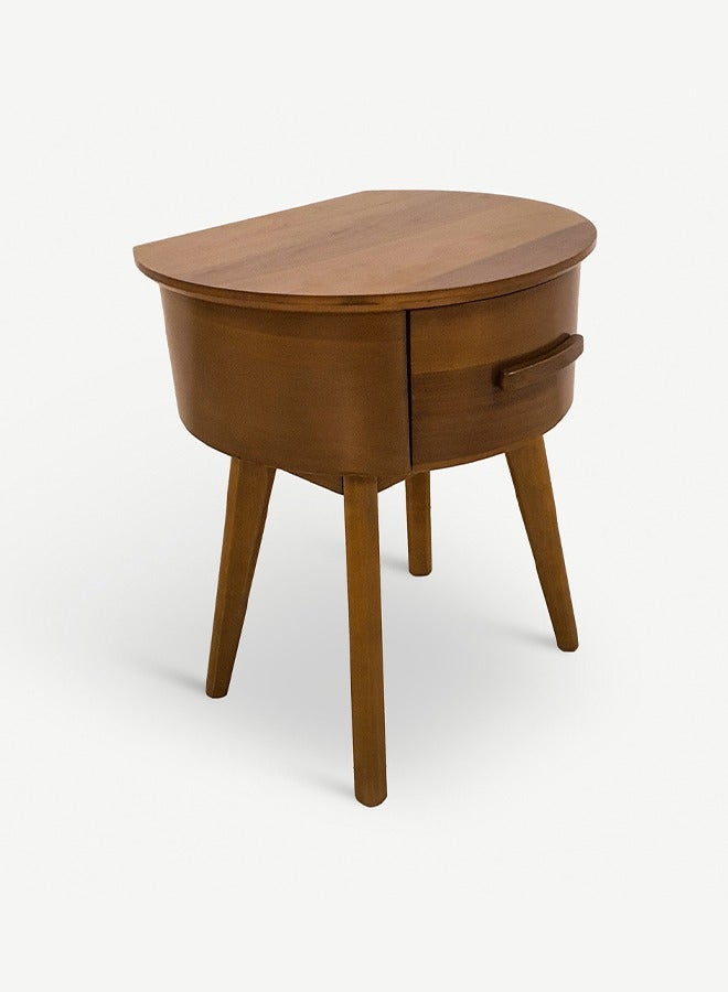 OC HOME Elton Bedside Table Walnut - Image 2
