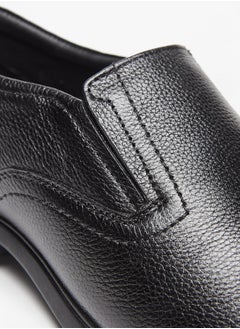 DUCHINI Men's Textured Slip-On Loafers  - Image 5