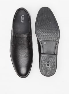 DUCHINI Men's Textured Slip-On Loafers  - Image 4