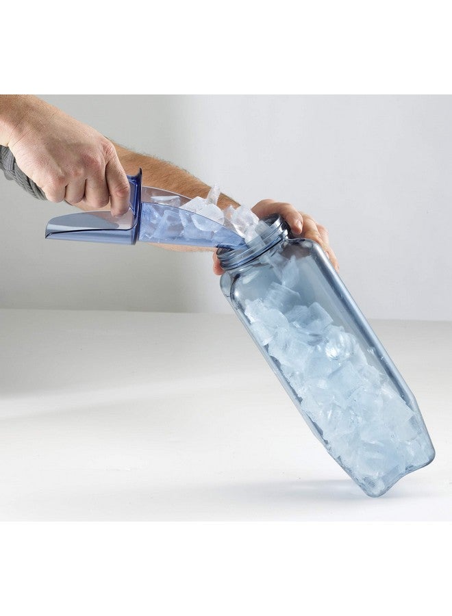 San Jamar San Jamar Rapi-Kool Plastic Chill Utensil, 128 Ounces, Blue, (Set of 2)  - Image 4