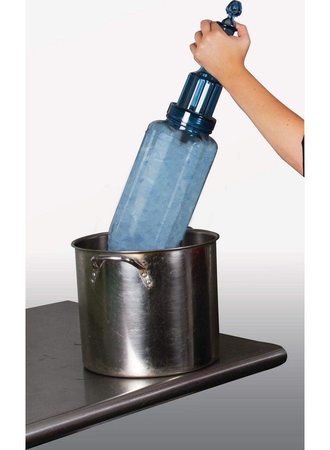 San Jamar San Jamar Rapi-Kool Plastic Chill Utensil, 128 Ounces, Blue, (Set of 2)  - Image 5