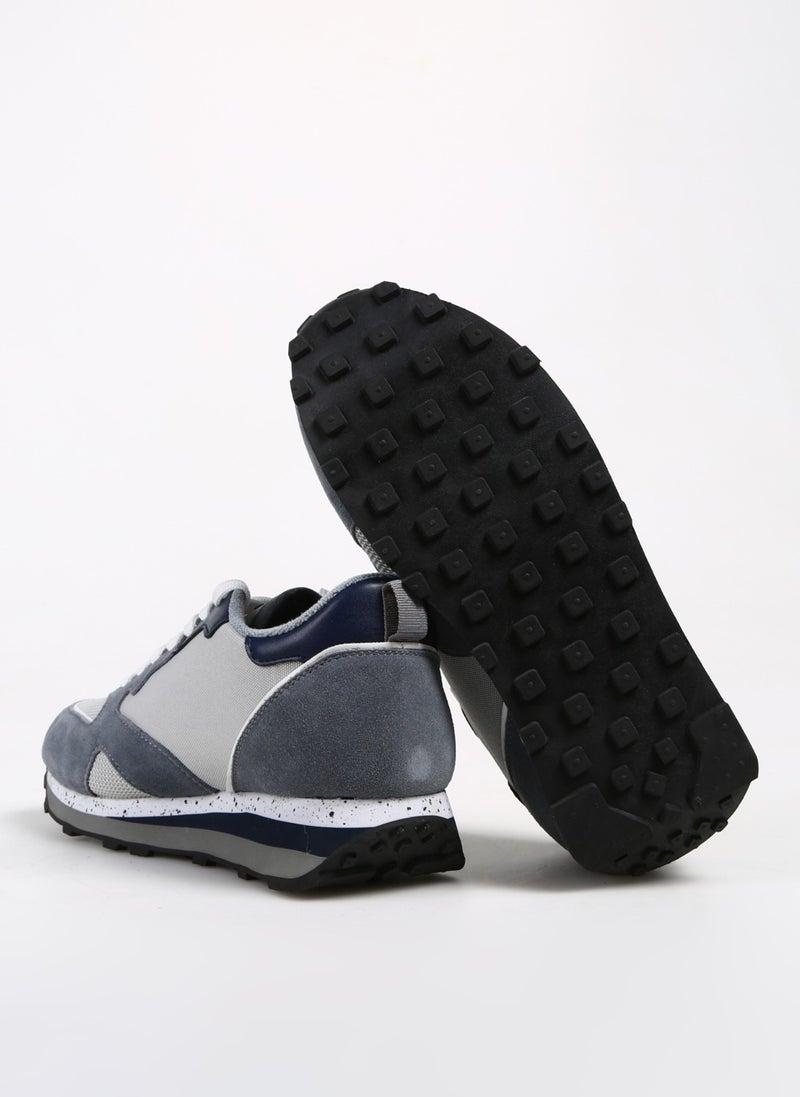 Alberto Guardiani Grey - Black Men's Suede Sneaker Wen 0400  - Image 4