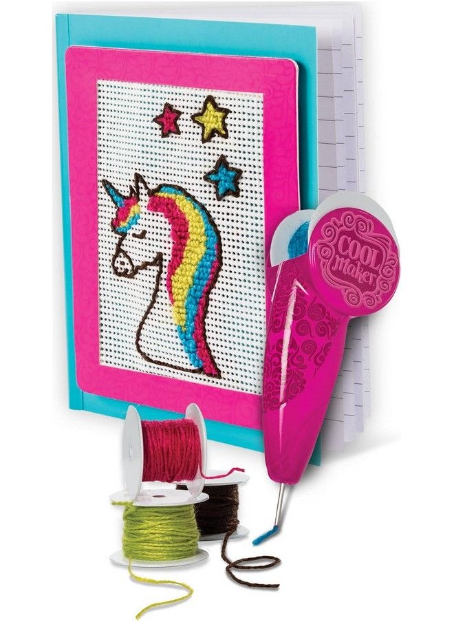 Cool maker Handcrafted Stitch N’ Style Diary Activity Kit Makes 2 Covers For Ages 8 And Up  - Image 5