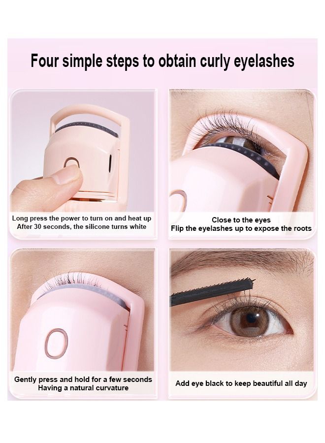 Tanwer Electric Heating Eyelash Clip Pink - Image 2