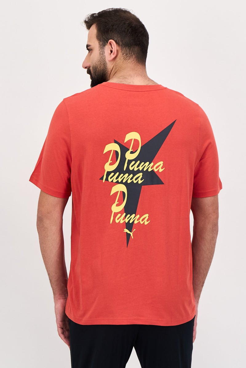 PUMA Men Sportswear Fit Short Sleeve Training T-Shirt, Fast Red - Image 2