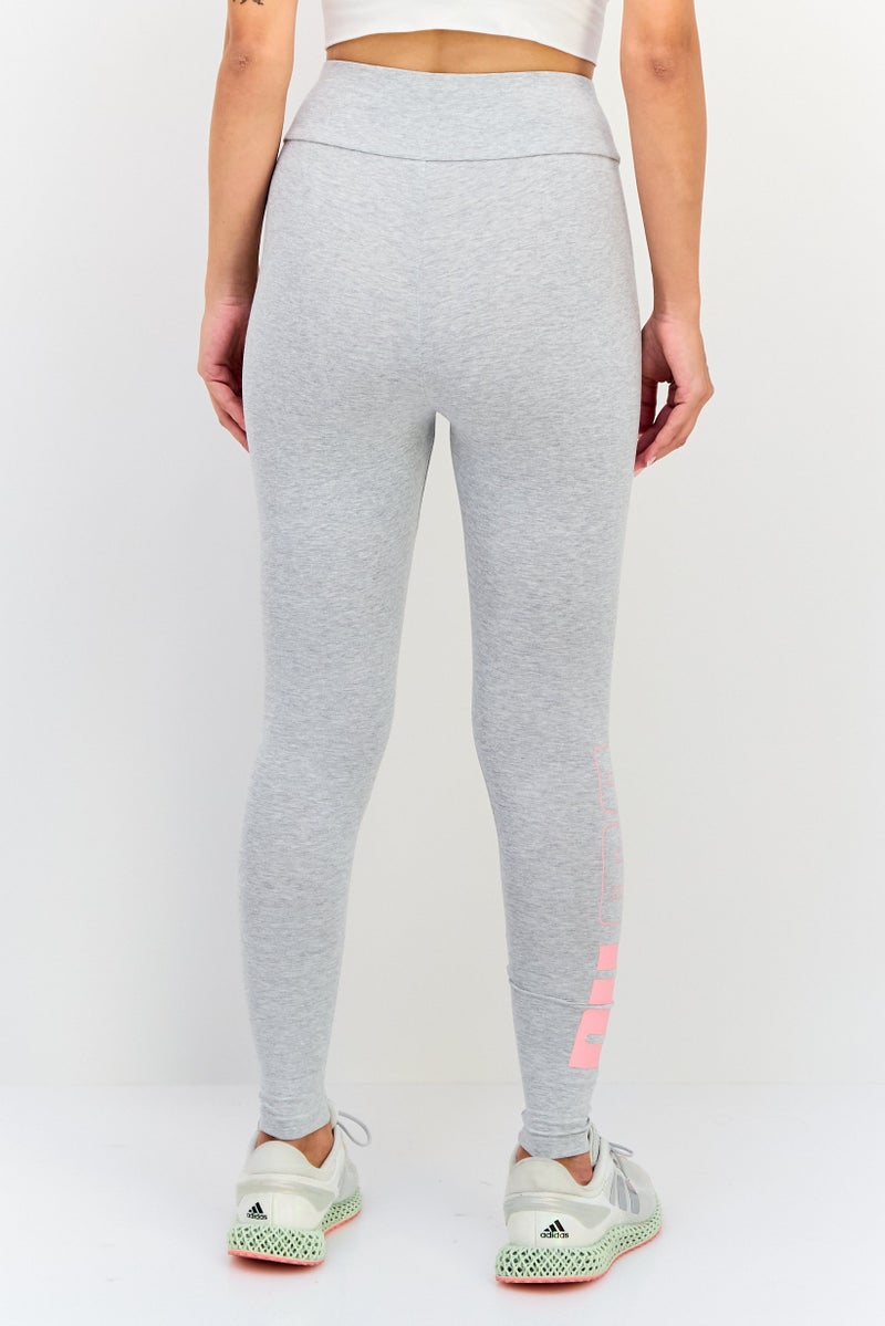 PUMA سراويل رياضية نسائية للياقة البدنية 7/8، رمادي فاتح هيثر - Image 2