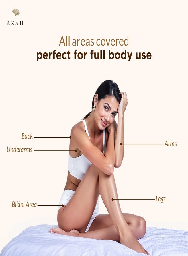 Azah Liposoluble Wax for Women| White Chocolate | Hair Removal Full Body Wax for Women| Natural Ingredients with Quick-drying Benefit | Soothes & Nourishes Skin| Free of Chemicals | 800 g - Image 4