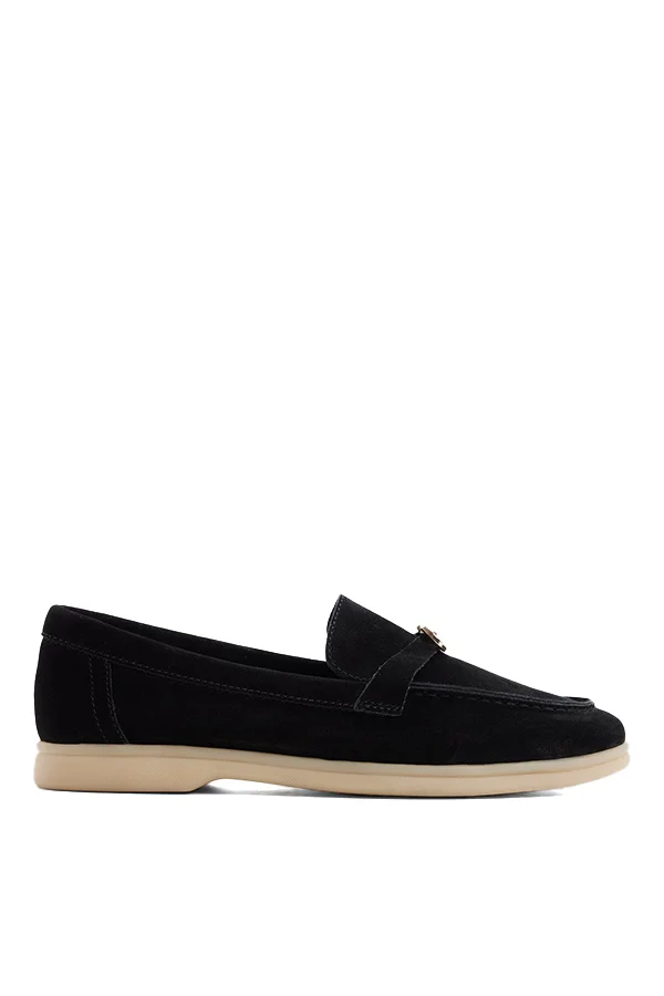 Crerasso-In Ladies Black Loafers