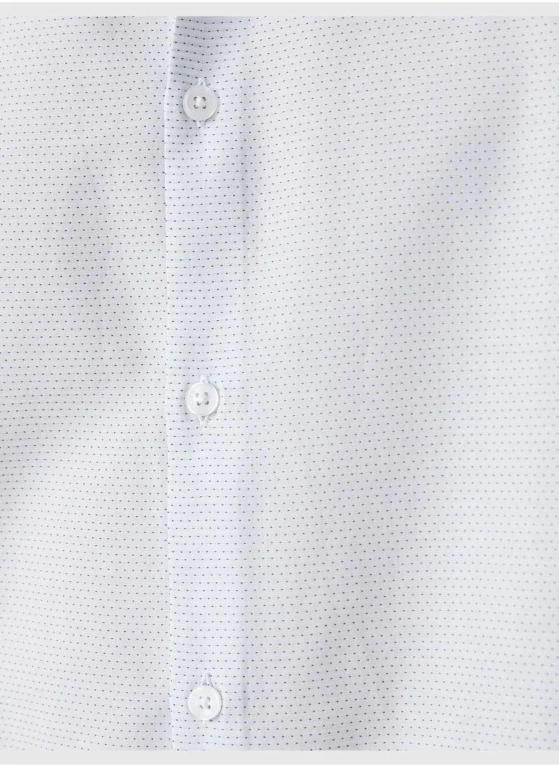 كوتون Basic Shirt Classic Neck Long Sleeve
