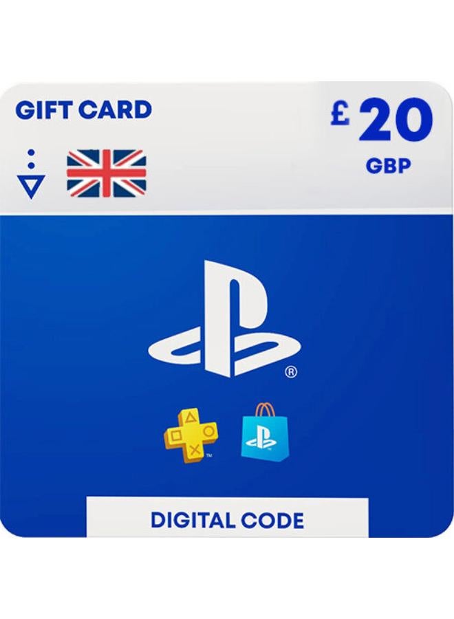 PlayStation Store DIgital Code Gift Card - UK 20 Euro