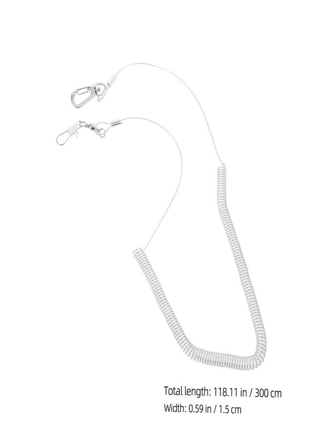 CORHAD Strong Plastic Steel Wire Parrot Harness Bird Leash Training Rope for Outdoor Fun Parrot Accessories Bite-Resistant Material Random Color - Image 2